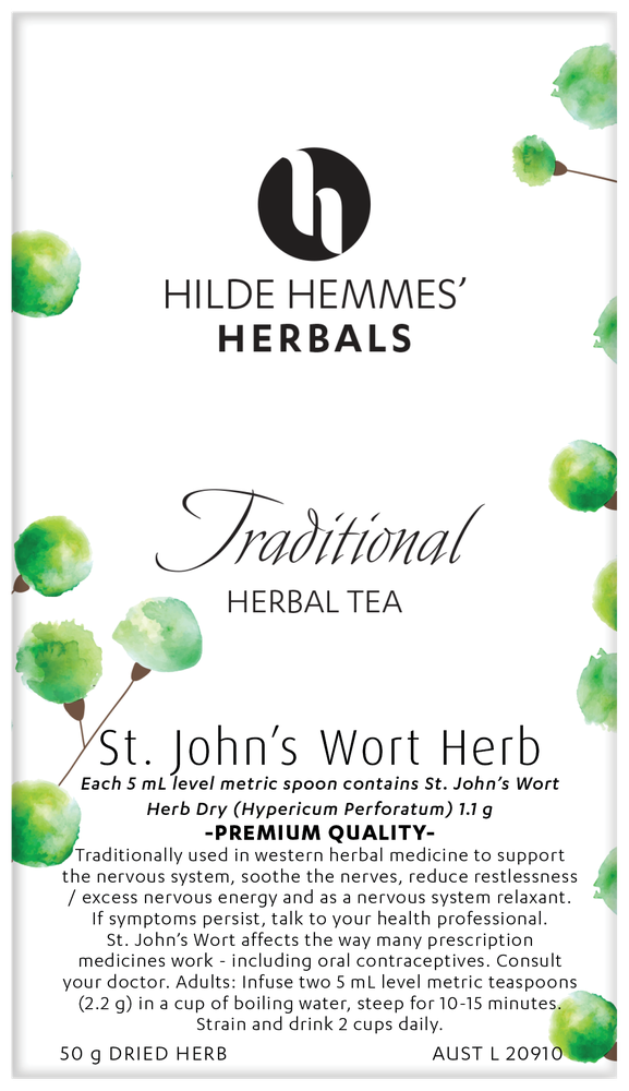 Hilde Hemmes Tea St John's Wort Herb