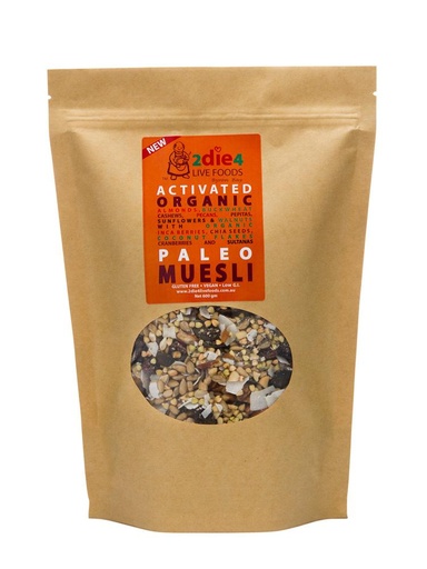 2Die4 Live Foods Activated Organic Paleo Muesli