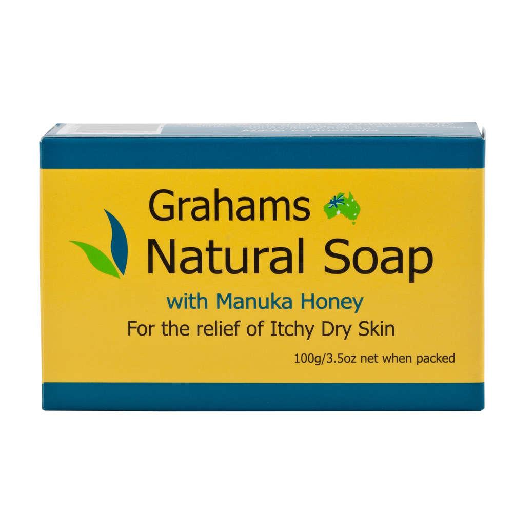 Grahams Natural Cleansing Bar For Body &amp; Hair with Manuka Honey