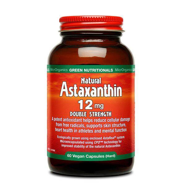 Green Nutritionals Hawaiian Natural Astaxanthin 12mg