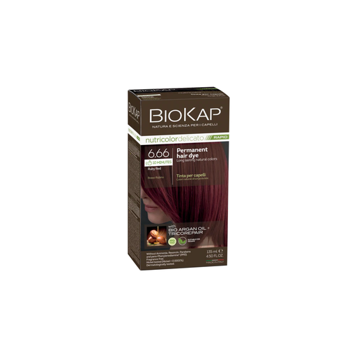 [25316933] BioKap Nutricolor Delicato Rapid 6.66 Rubin Red