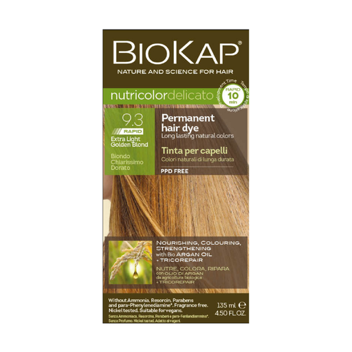 [25313734] BioKap Nutricolor Delicato Rapid 9.3 Extra Light Golden Blond