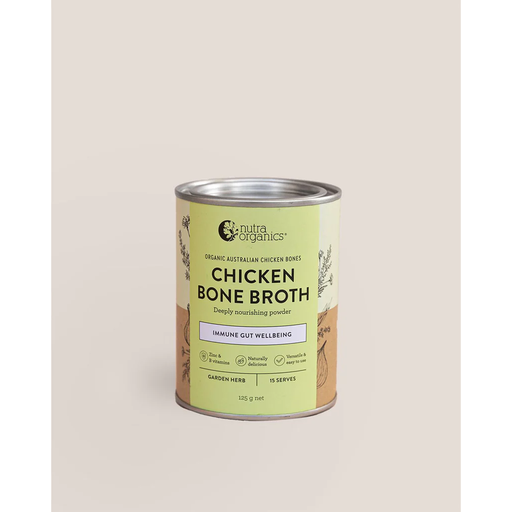 NutraOrganics Chicken Bone Broth Powder Garden Herb