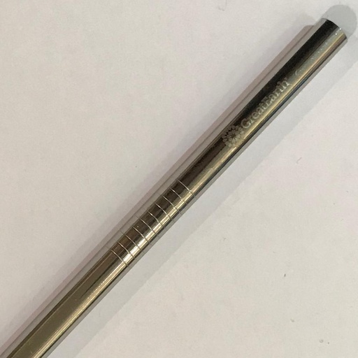 [25307573] GE 8mm Steel Straw Straight Silver