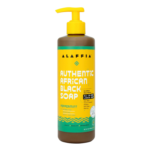 [25181135] Alaffia African Black Soap All-In-One Peppermint