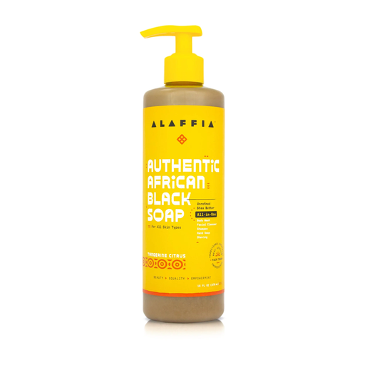 [25181142] Alaffia African Black Soap All-In-One Tangerine Citrus