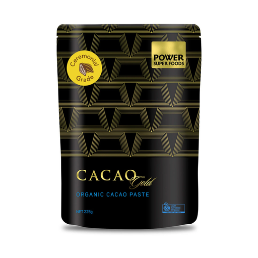 Power Super Foods Cacao Gold Paste Chunks Certified Organic