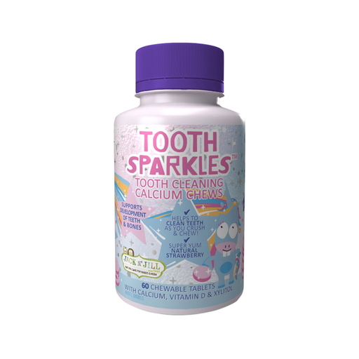 [25358476] Jack n' Jill Tooth Sparkles (Tooth Cleaning Calcium Chews) Chewable Strawberry
