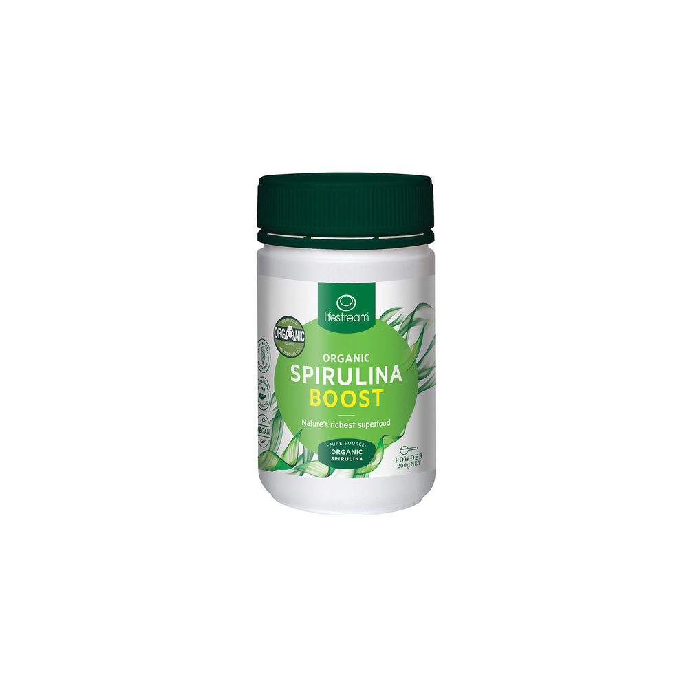 Lifestream Organic Spirulina Boost Powder