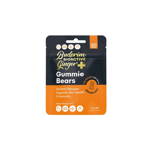 Buderim Ginger Bioactive + Gummie Bears