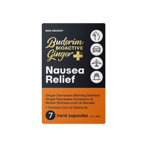 Buderim Ginger Bioactive + Nausea Relief