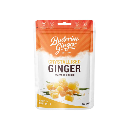 [25375275] Buderim Ginger Crystallised Ginger Coated in Crunch