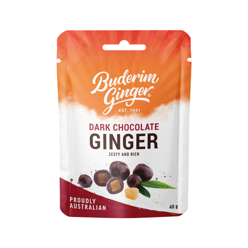 Buderim Ginger Dark Chocolate Ginger Zesty and Rich