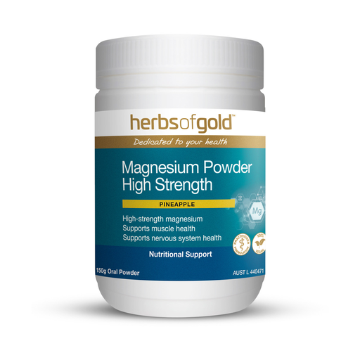 Herbs of Gold Magnesium Powder High Strength