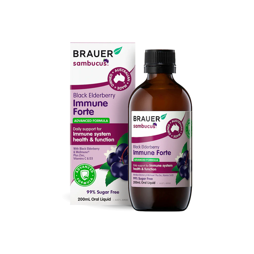 [25376838] Brauer Sambucus Black Elderberry Immune Forte