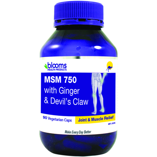 Henry Blooms MSM 750 With Ginger 1000mg &amp; Devils Claw