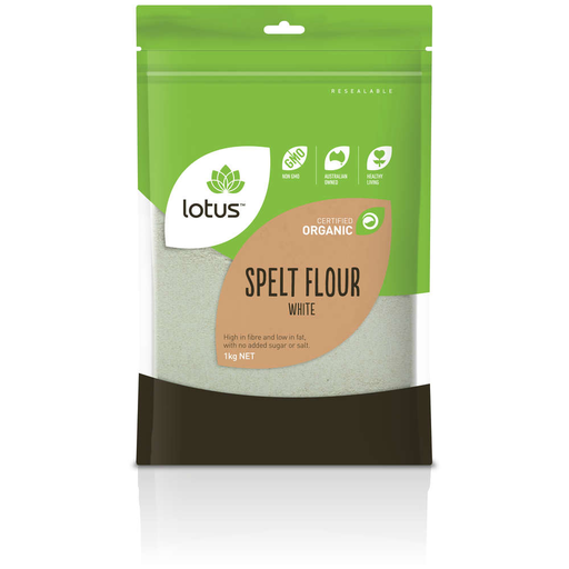 [25098631] Lotus Foods Spelt Flour White Organic