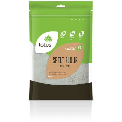 [25098648] Lotus Foods Spelt Flour Wholemeal Organic